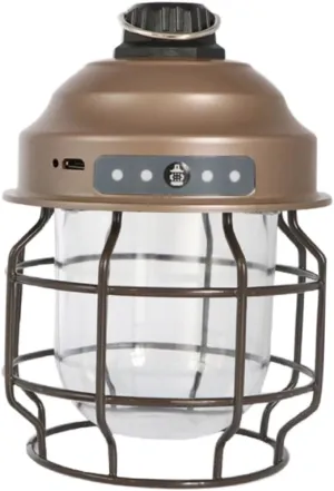 GANAZONO Rechargable Camping Lamp Retro Style Lantern Portable Lantern for Tent Light