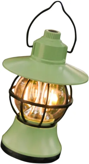 GANAZONO Vintage Handheld Camping Lantern Portable LED Tent Light for Reliable Camping Lamp for Hiking Camping and Emergency Situations Battery Powered