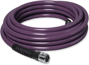 Gardener's Supply Company Super Slim Lightweight Hose, 25 Ft. | Drinking Water Safe BPA Free & Lead-Free Hose | 7/16" Interior Diameter - Purple