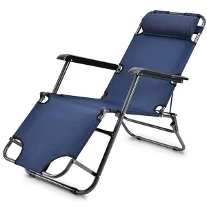 Gardeon Zero Gravity Portable Reclining Lounge Foldable Outdoor Camping Beach Chair