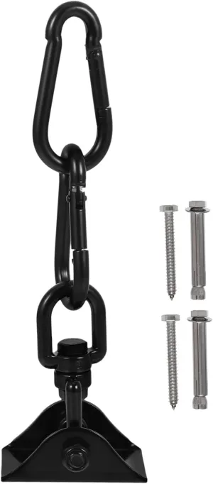 Gatuida 1set Heavy Duty Hammock Hanging Kit Swivel Hooks Stainless Steel Ceiling Anchor for Swings Punching Bags and Porch Installation Easy Setup for Use
