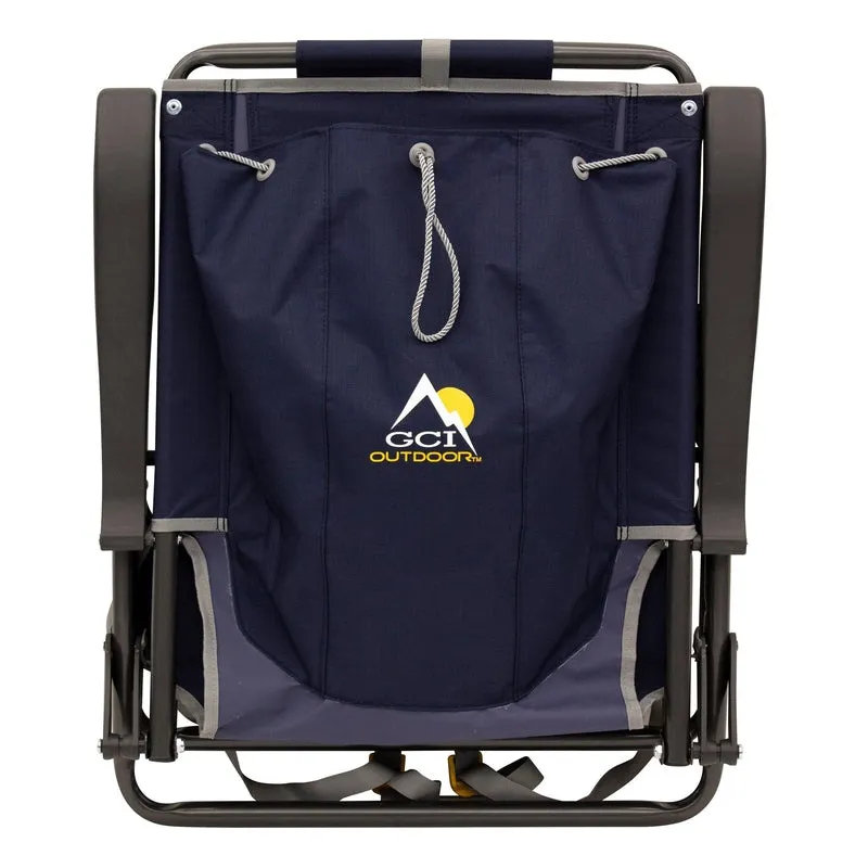 GCI Outdoor Backpack Event Reclining Camping Chair, Backpack Chair with Storage Pouch