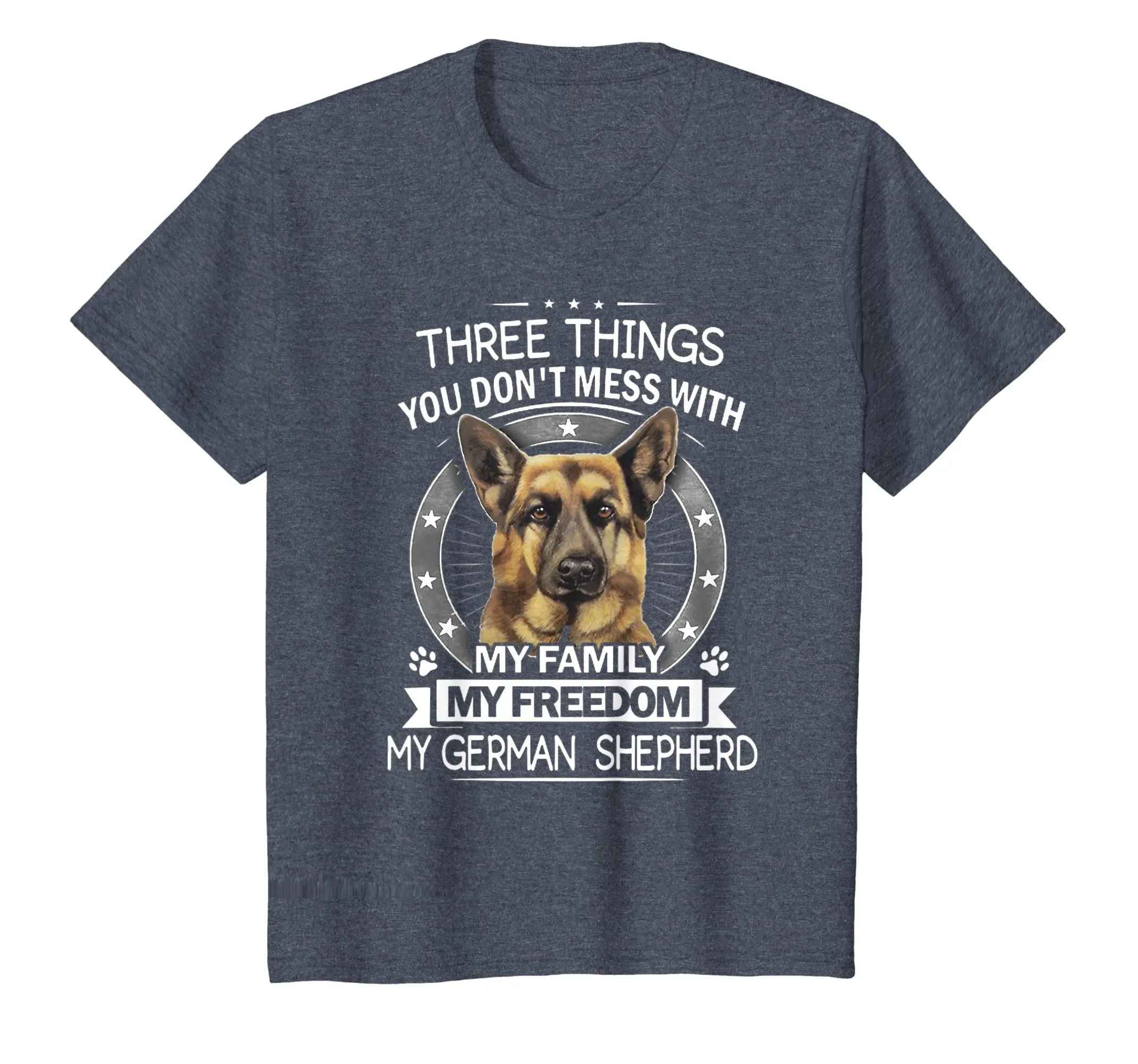 German Shepherd Shirt - Three Things You Don't Mess With
