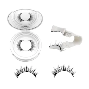 Giani Magnetic Eyelashes with Applicator, Magnetic Eyelashes Natural Look,Reusable Magnet Lashes No Glue Needed Soft Lashes Kit for Women(Natural)