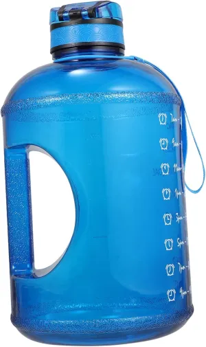 Giant Water Bottle Hydro Jug Water Bottles Large Capacity Collapsible Plastic Water Bottle Sturdy Sports Water Cup for Work Outdoor Activities