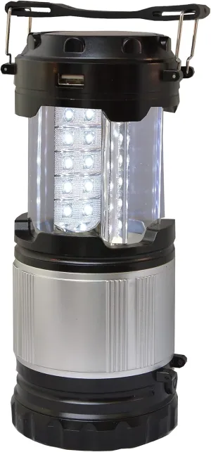 GoGreen Power (GG-113-30LSPOP) COB LED Pop-up Solar and Rechargeable Lantern, 800 Lumens