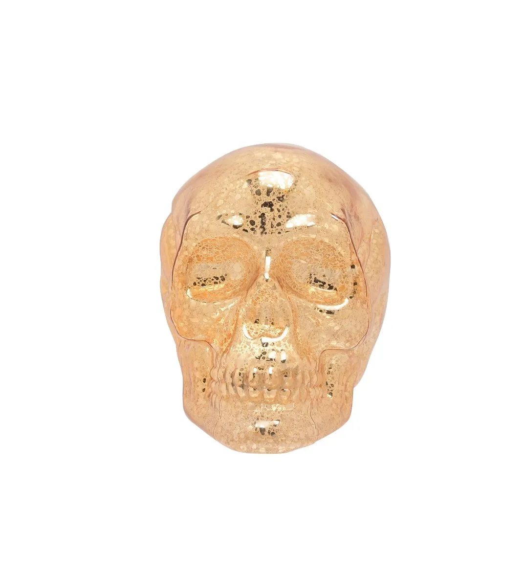 Gold Skull LED Lantern