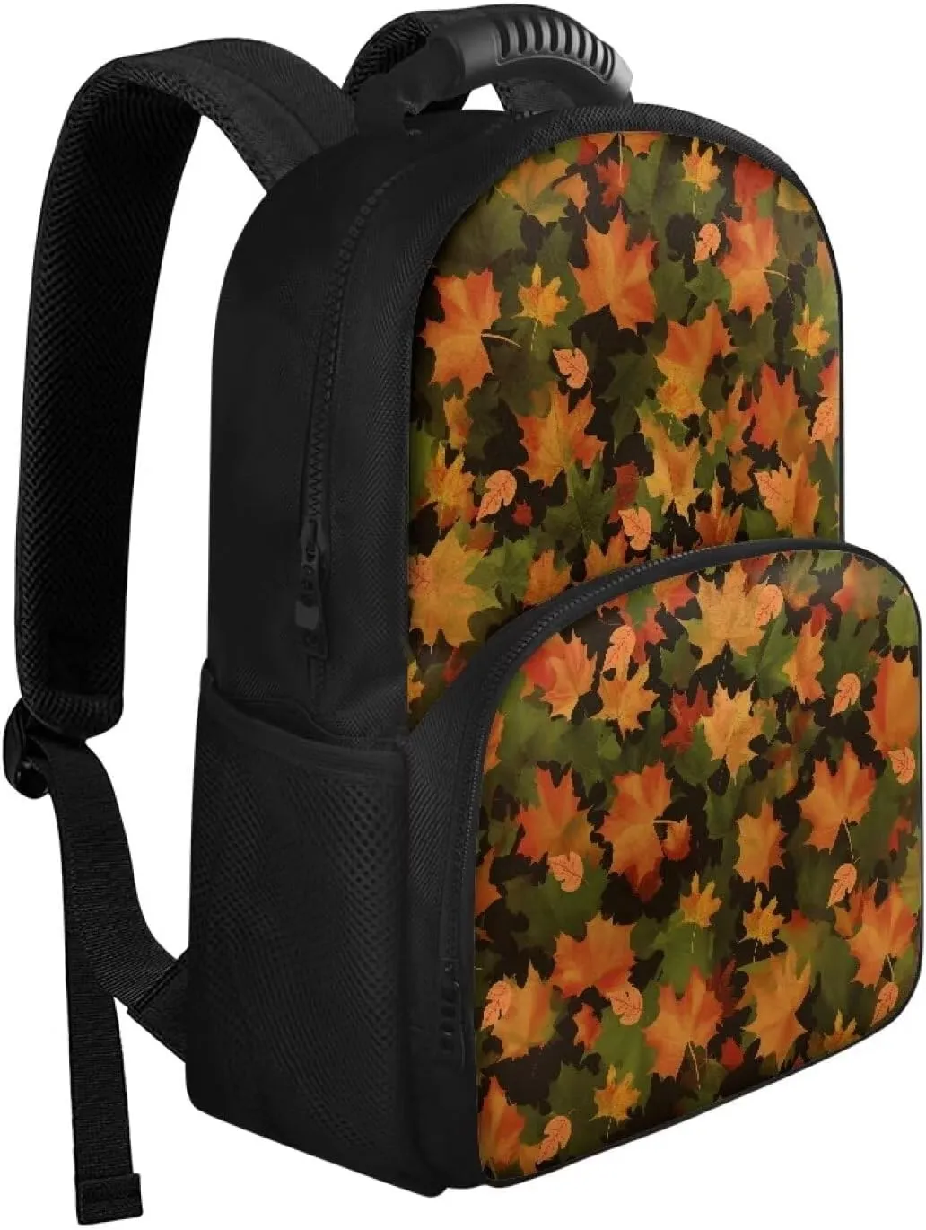 Gomyblomy Large Lunch Backpack Cooler Hiking Daypack for Men Maple Print Leak Proof Lunch Cooler Bag Insulated Camping Cooler Casual Daypack for Work Picnic Travel