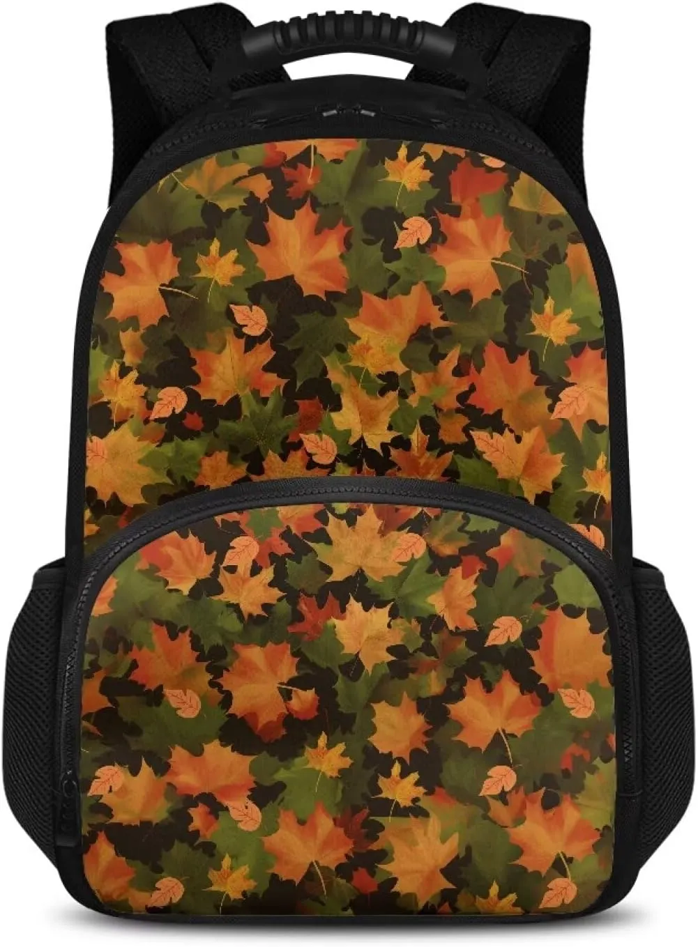 Gomyblomy Large Lunch Backpack Cooler Hiking Daypack for Men Maple Print Leak Proof Lunch Cooler Bag Insulated Camping Cooler Casual Daypack for Work Picnic Travel