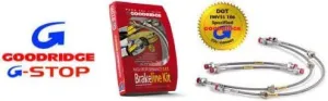 Goodridge Stainless Steel Brake Line Kit for 97 E420 Mercedes Benz;4 Line;W210 Chassis
