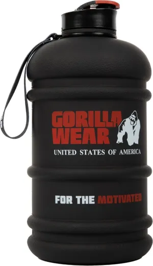 Gorilla Wear Water Jug 2.2L - Black