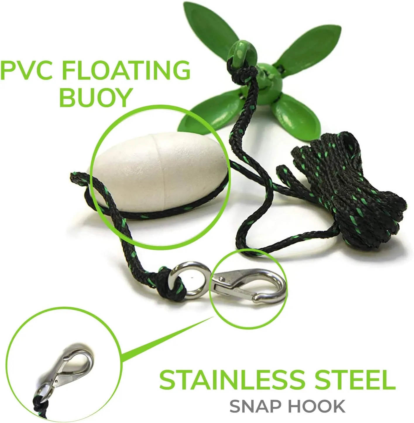 Gradient Fitness Kayak Anchor | Paddle Board Anchor, Small Boat and Canoe Anchors, Jet Ski Anchor, Jetski Accessory, PWC Anchor, Kayak Anchor Kit.