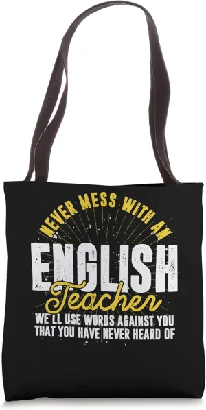 Grammar Police English Teacher Spelling Funny Grammar Tote Bag