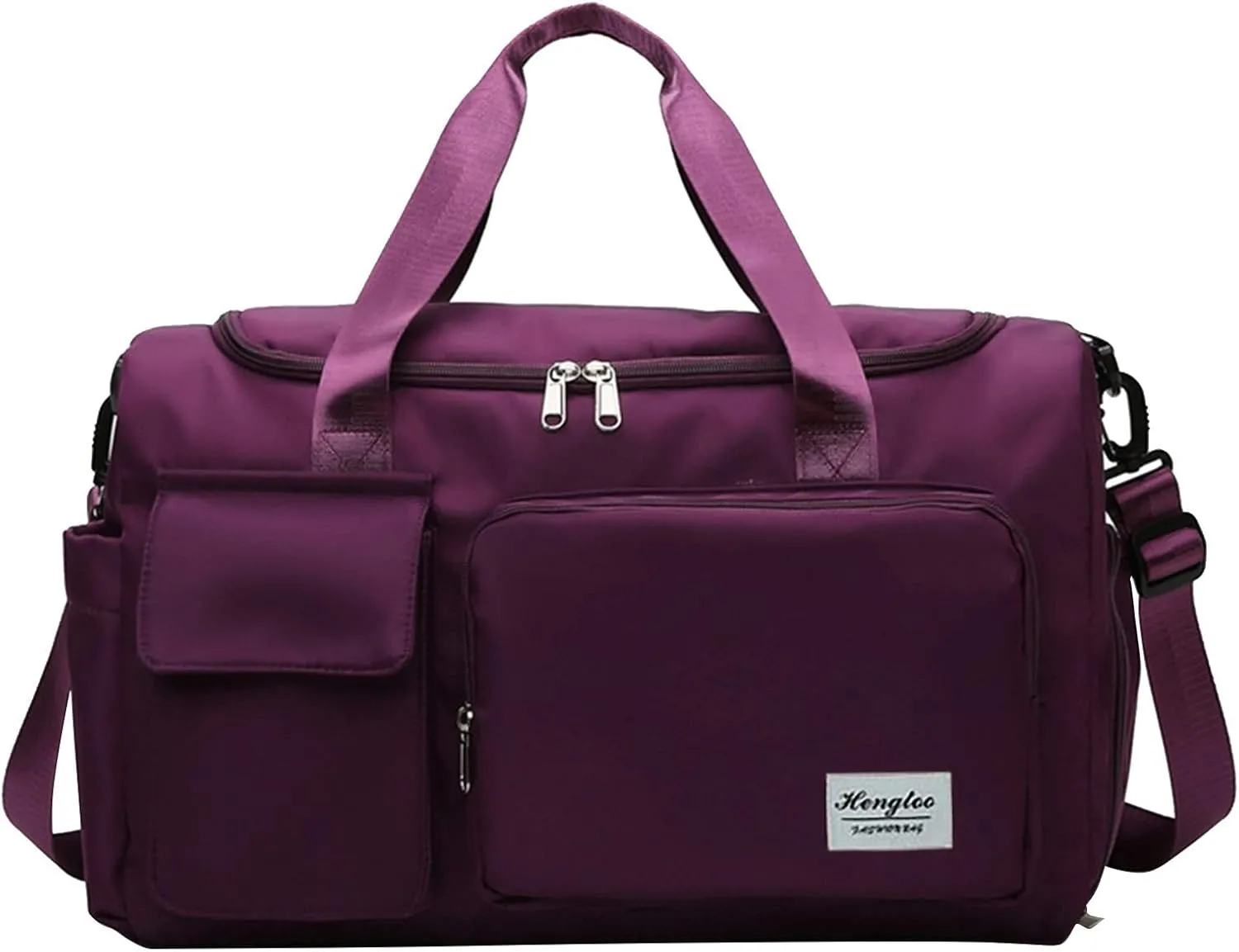 Gym Bag Women with Shoes Compartment,28L Travel Duffel Bags,Large Overnight Bag for Travel Workout Sports Yoga
