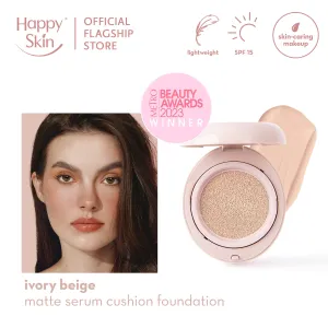Happy Skin Second Skin Matte Serum Cushion Foundation SPF15