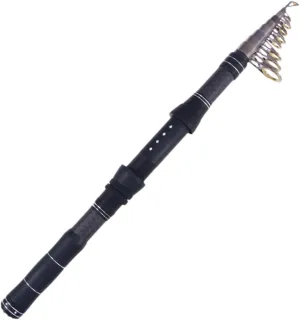 Happyyami Mini Fishing Pole 3.0m Telescopic Carbon Fiber Rod Lightweight Portable Sea Rod for Walleye Anglers