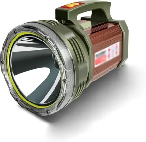 HBJWOV Portable Lantern Light Flashlight Mobile Power Rechargeable Searchlight Enjoy Outdoor Handheld Spotlight(2230X)