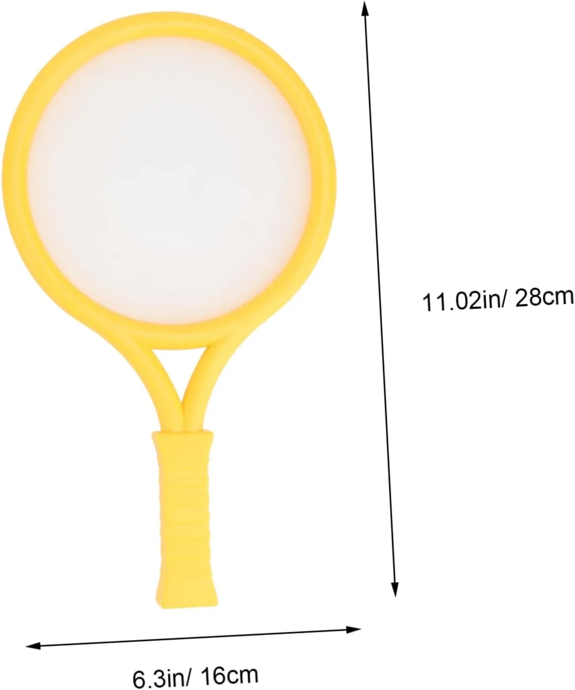 HEMOTON Tennis Racket Kit for Lightweight Plastic Beach with Tennis Ball Fun Outdoor Sports Game for Boys and