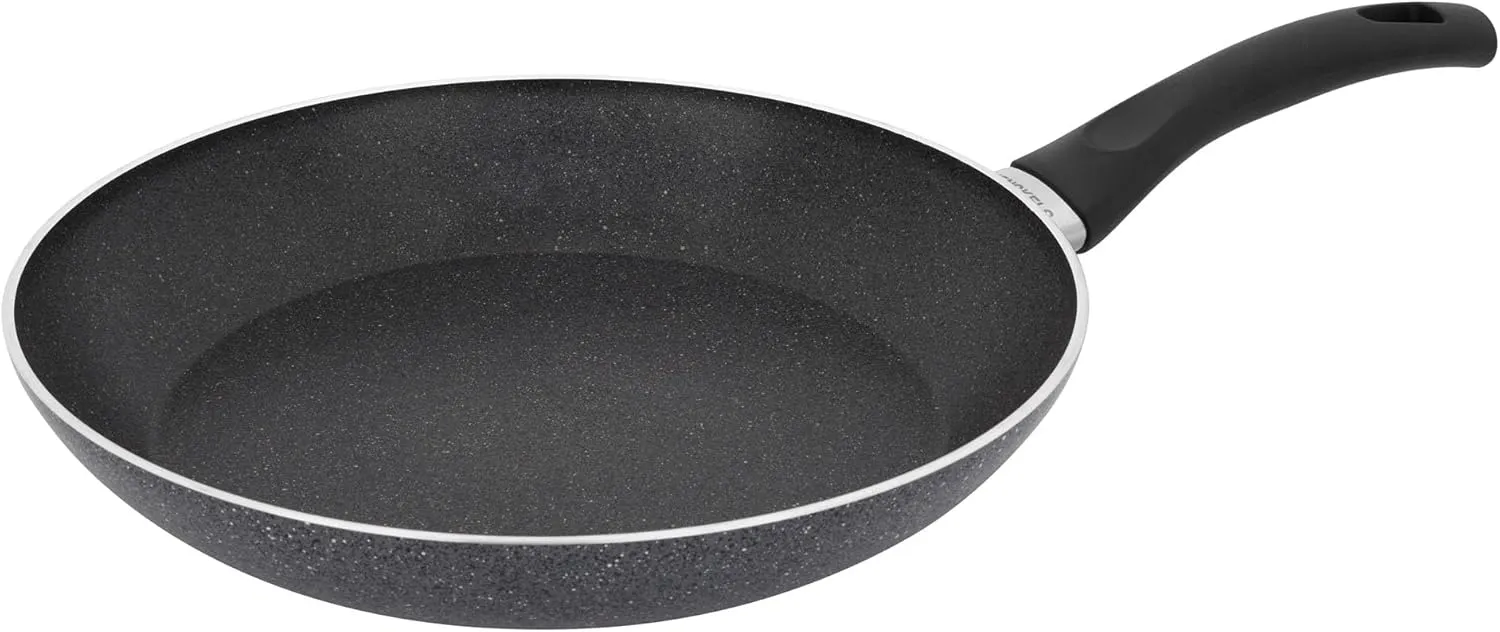 Henckels Everlift 12-inch Granitium Nonstick Frying Pan, Made in Italy, durable 3-layer granite-hued nonstick coating from recycled materials, Oven safe to 400°F, Dishwasher safe