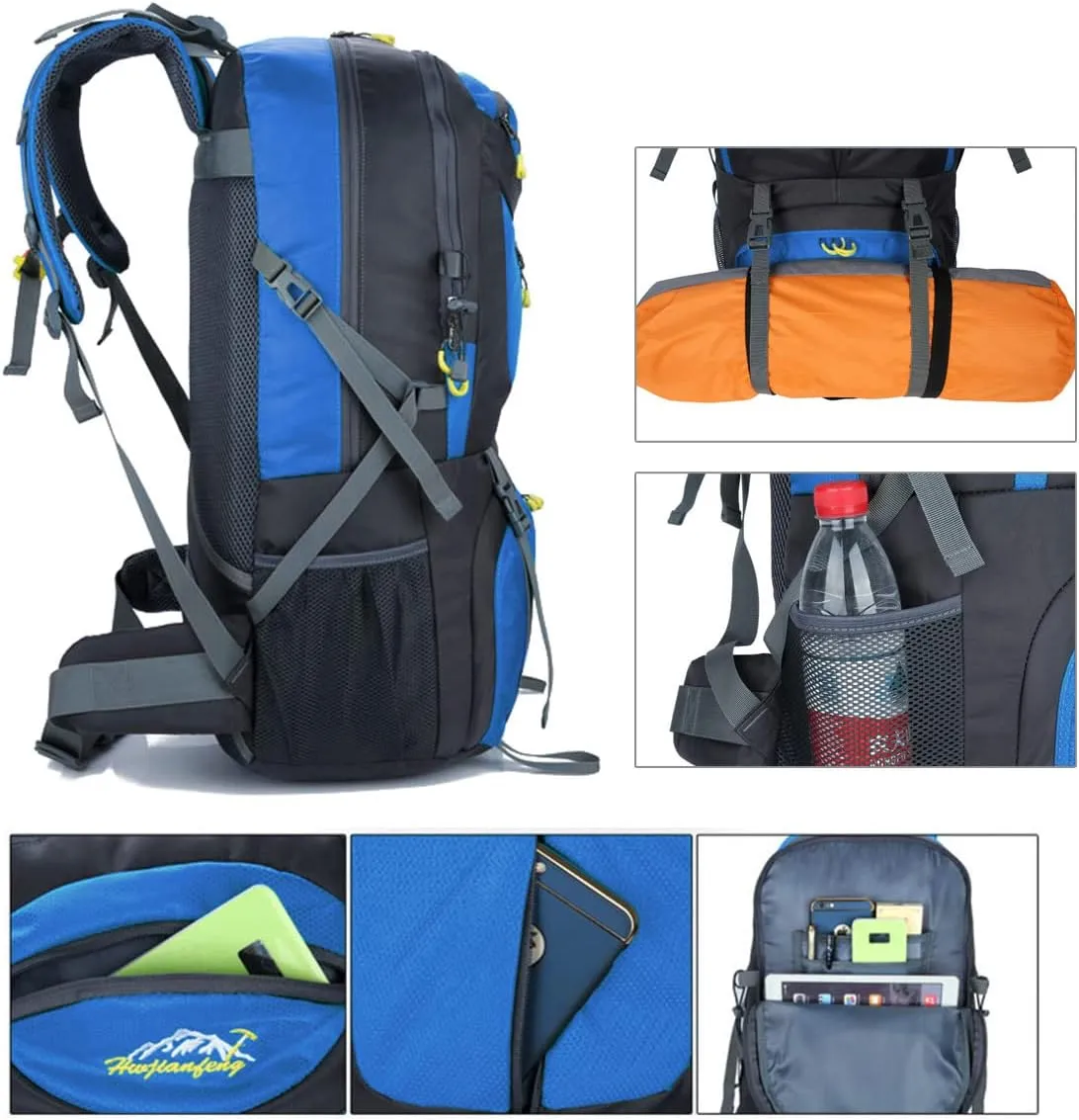 Hiking Backpack 60L Climbing Camping Backpack Large Rucksack for Trekking Travel Outdoor Sport