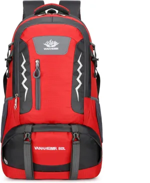 Hiking Backpack 60L Water-sistant Camping Backpack for Men and Women Outdoor Sport Travel Mountaineering