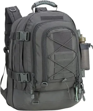 Hiking Daypacks 60L Backpack Rucksack 3P Outdoor Travel Hiking Backpack Camping Hunting Mountaineering Bag (Color : Grey)