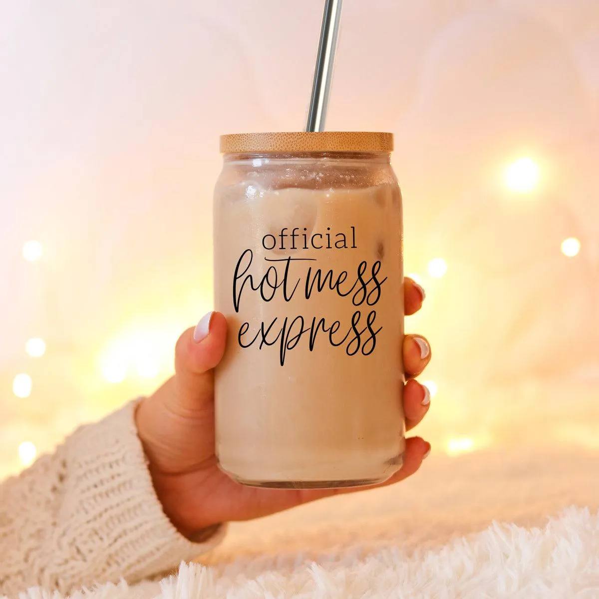 Hot Mess Express Glass Cup