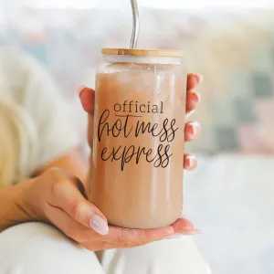 Hot Mess Express Glass Cup
