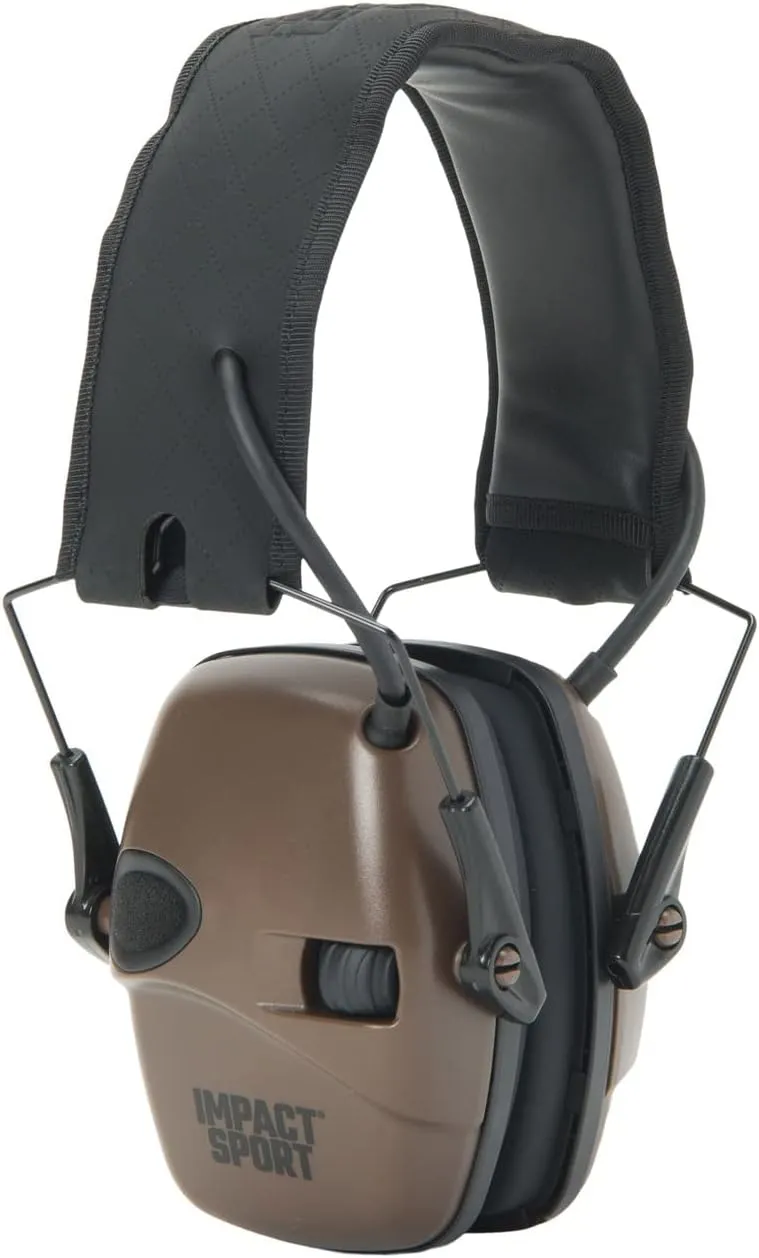 Howard Leight Impact Sport Bluetooth Shooting Earmuff, Black, 21dB Noise Attenuation, Unisex-Youth/Adults