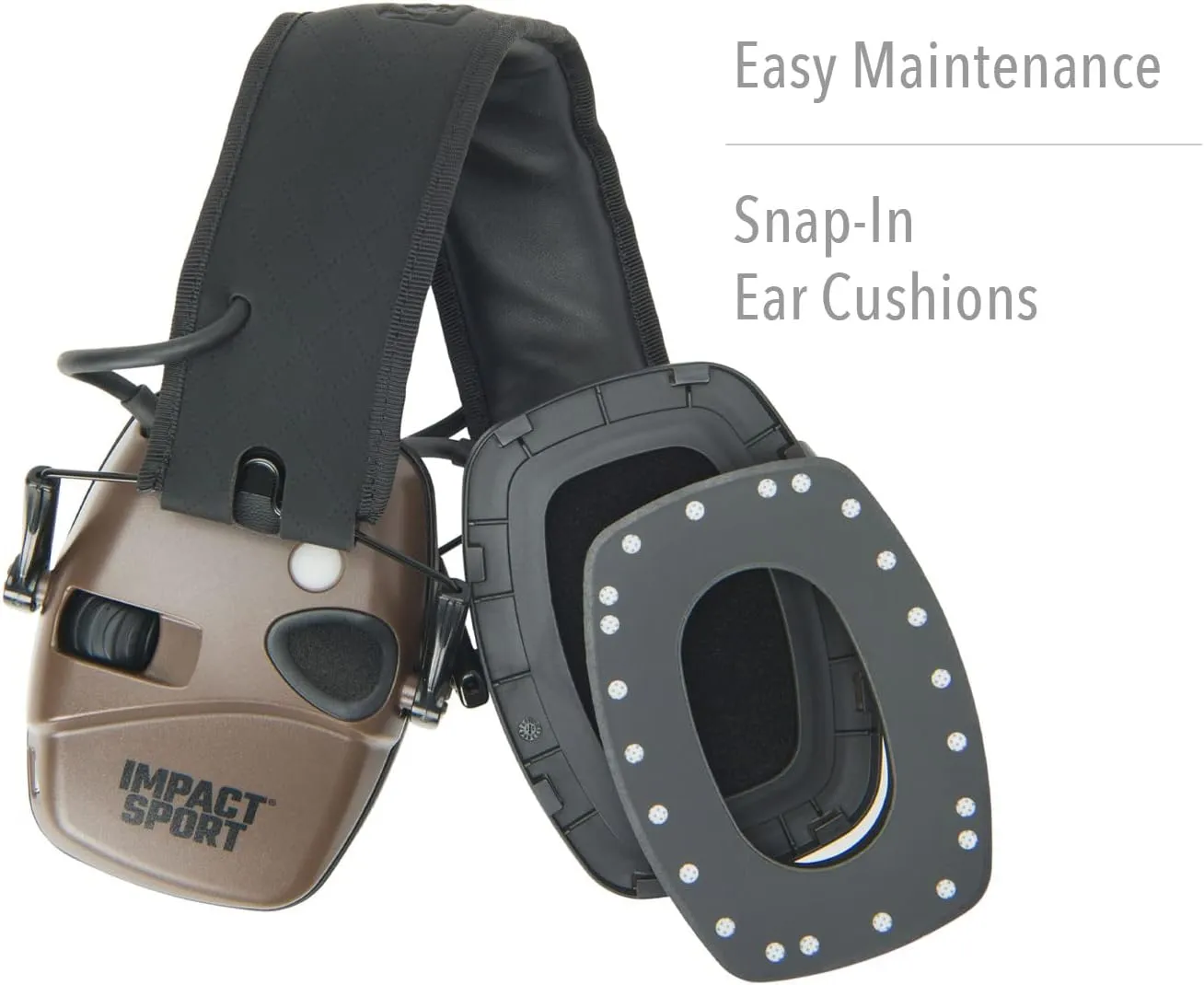 Howard Leight Impact Sport Bluetooth Shooting Earmuff, Black, 21dB Noise Attenuation, Unisex-Youth/Adults