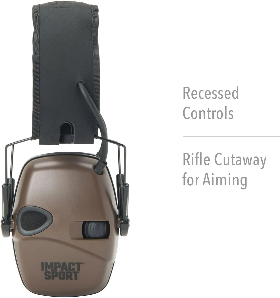 Howard Leight Impact Sport Bluetooth Shooting Earmuff, Black, 21dB Noise Attenuation, Unisex-Youth/Adults