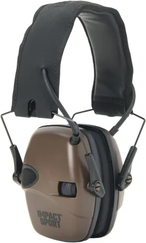 Howard Leight Impact Sport Bluetooth Shooting Earmuff, Black, 21dB Noise Attenuation, Unisex-Youth/Adults