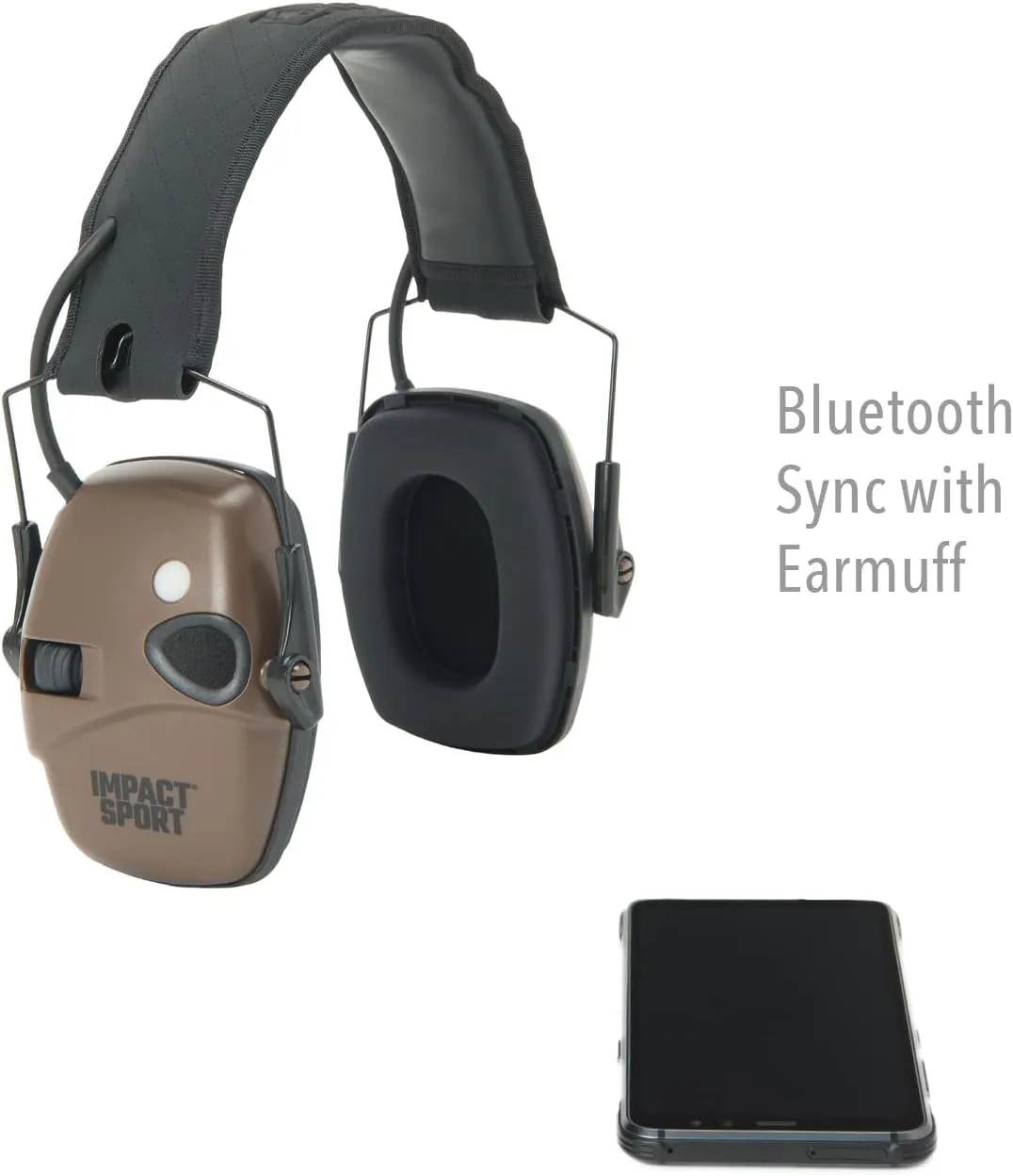 Howard Leight Impact Sport Bluetooth Shooting Earmuff, Black, 21dB Noise Attenuation, Unisex-Youth/Adults