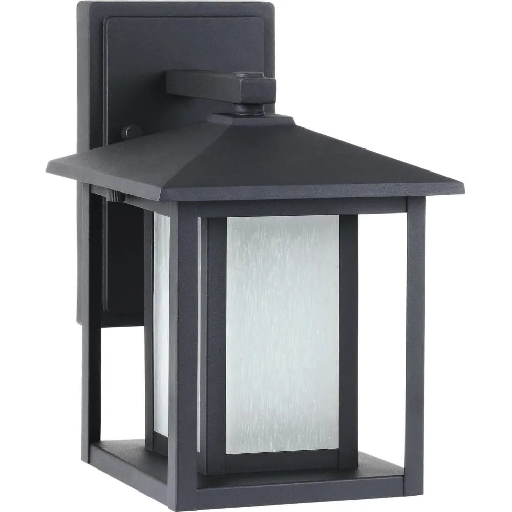 Hunnington Black LED Outdoor Wall Lantern