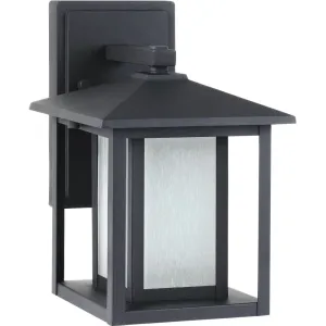 Hunnington Black LED Outdoor Wall Lantern