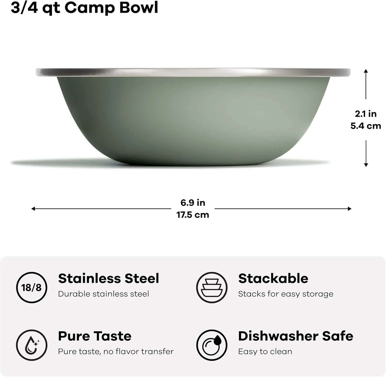Hydro Flask Camp Bowl Black