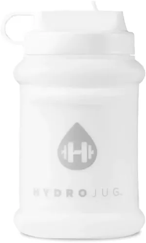 HydroJug Water Bottle 32oz - Refillable, Reusable Jug With Carry Handle - Leakproof Guarantee - Great For On-The-Go Hydration - Dishwasher Safe, BPA Free