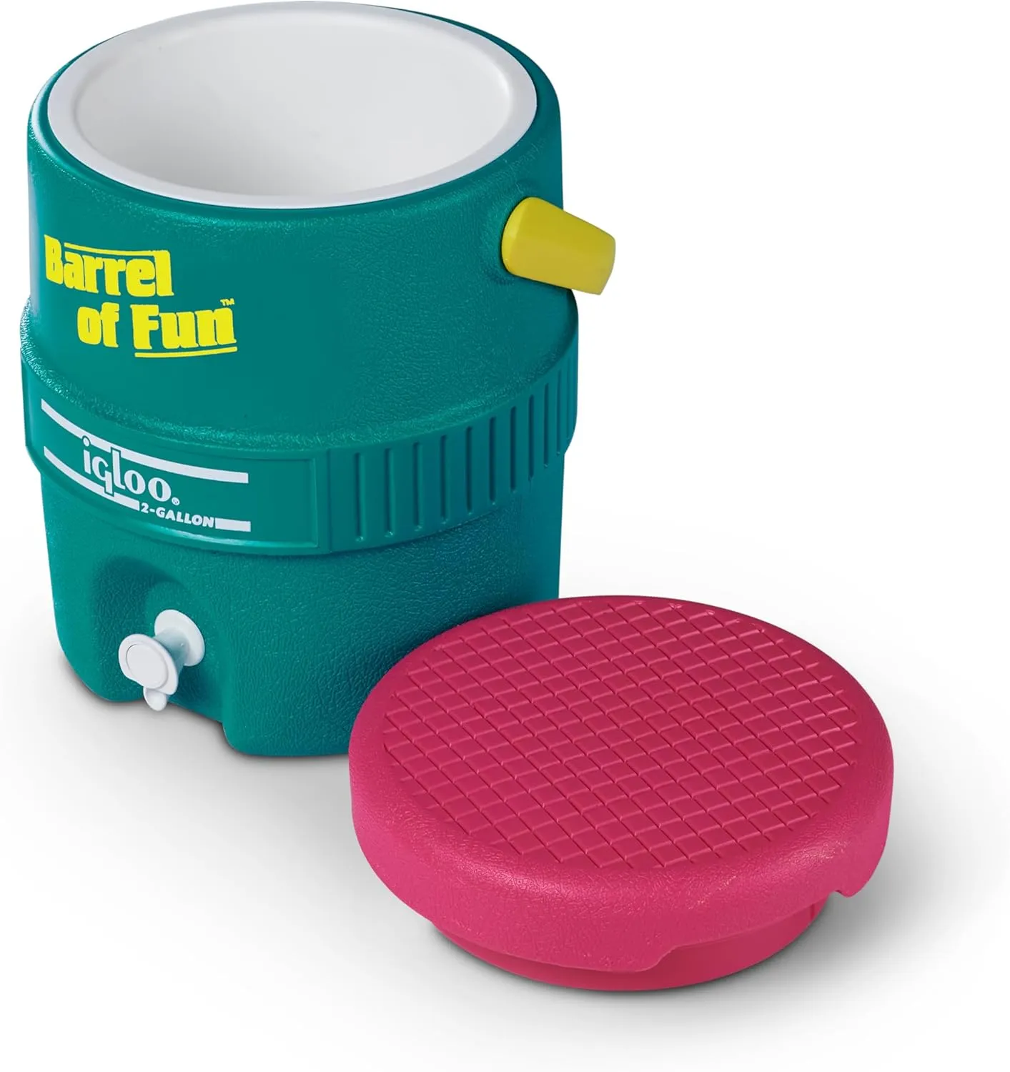 Igloo 2-Gallon Retro Party Water Jug Cooler, Jade