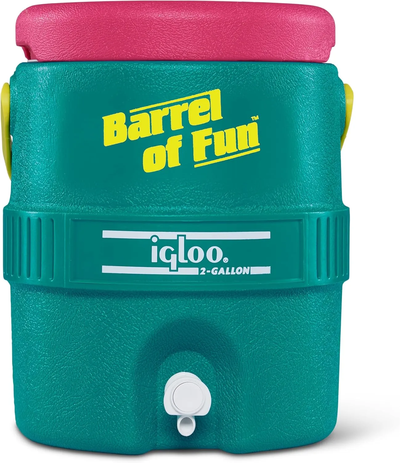Igloo 2-Gallon Retro Party Water Jug Cooler, Jade