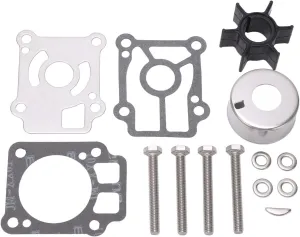 Impeller Repair Kit Fit forM40C M25C3 M30A3 M30A4 2 Stroke Outboard, Stainless Steel and Rubber Material,Boat,Yacht Spare Parts