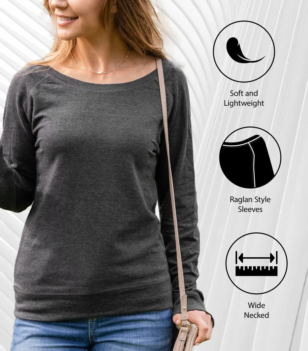 Instant Message - Haute Mess - Ladies Lightweight French Terry Pullover