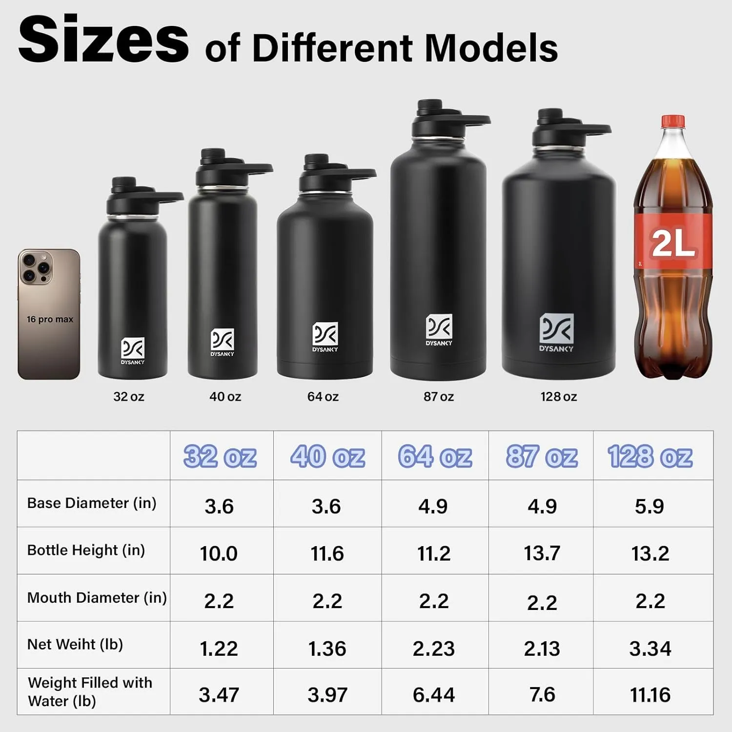 Insulated Water Bottle | Thickened Stainless Steel Vacuum Metal Thermos | Portable Sports Water Jug for Gym and Hiking with Straw, Carrier Bag, Handle Strap | BPA-Free 32 oz