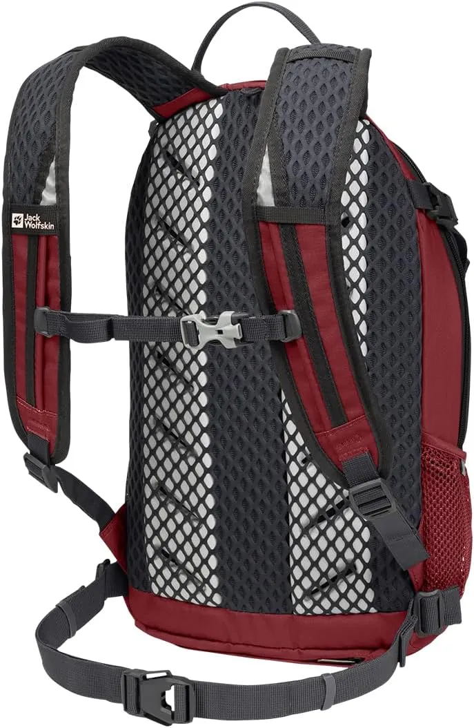 Jack Wolfskin Velocity 12L Lightweight Biking Backpack with Rain Cover and Helmet Lashing