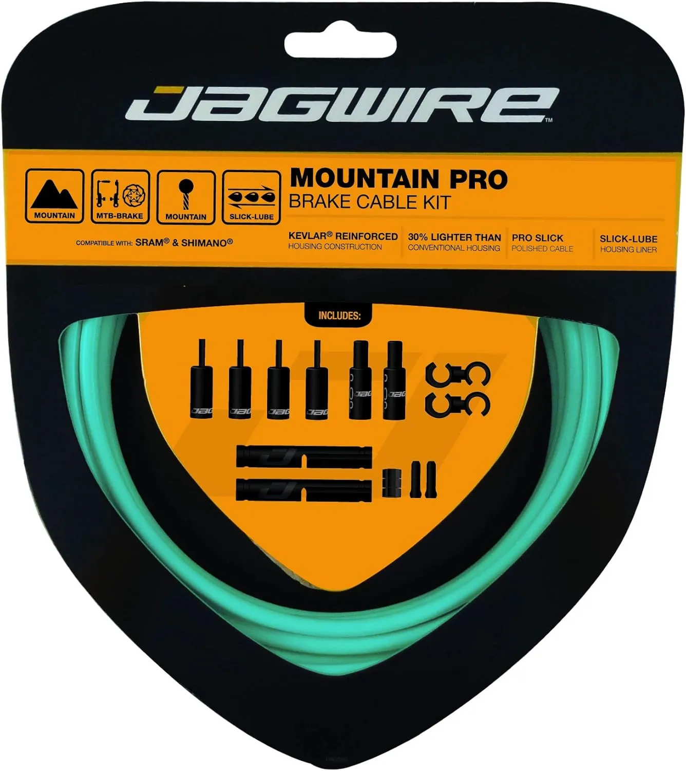 Jagwire PCK408 Cable and Sheath Kit Unisex Adult, Bianchi Celeste