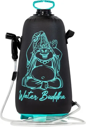 JBL Spearguns Water Buddha Rinse Kit Portable Shower, Collapsible, Pressurized with Travel Case, Shower Head and 7ft Hose, Perfect for Camping, Beach, Hiking, and Boating, Holds 2.5 Gallons/10 Liters