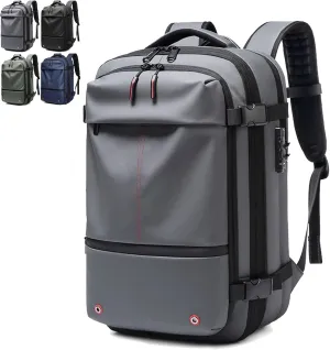 Jet Pack Pro Travel, Airback Backpack,Travel Smart With Vacuum Compression & Waterproof Design(Gray-No Air pump)