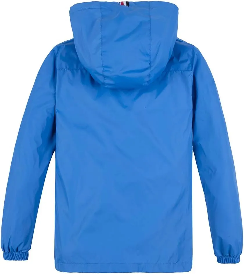 Jingle Bongala Boys Girls Lightweight Breathable Raincoat Waterproof Hooded Rain Jacket Windbreaker Easy to Fold