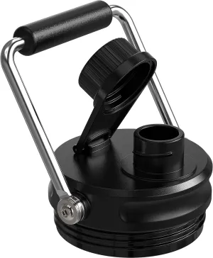 Jmoe USA Improved Jug Lid for RTIC Half Gallon and One Gallon Jugs | Replacement Lid With Upgraded Features, Better Cap, Rubber Grip, Thicker Steel, and Better Gasket | Made of BPA Free Plastic