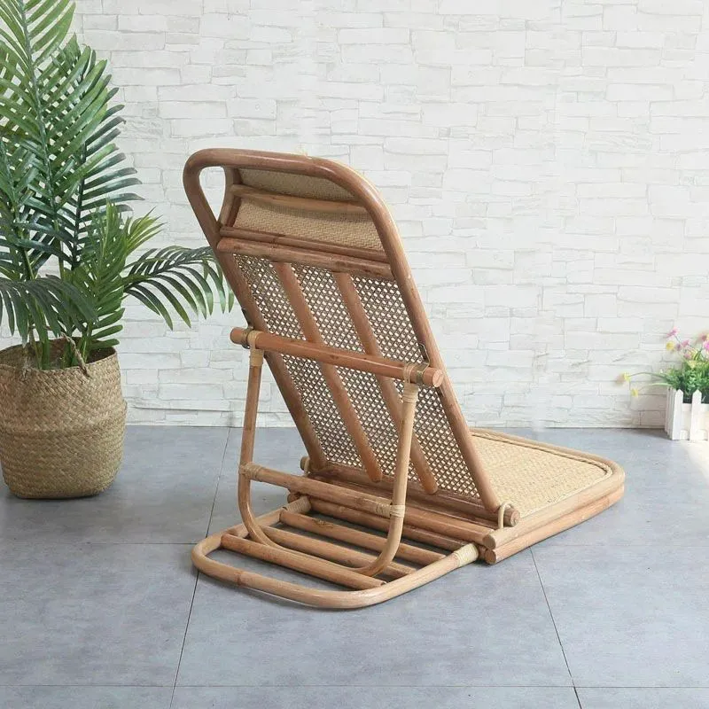 JOKIM Handmade Rattan Folding Deck Chair