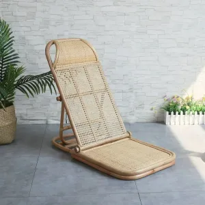 JOKIM Handmade Rattan Folding Deck Chair